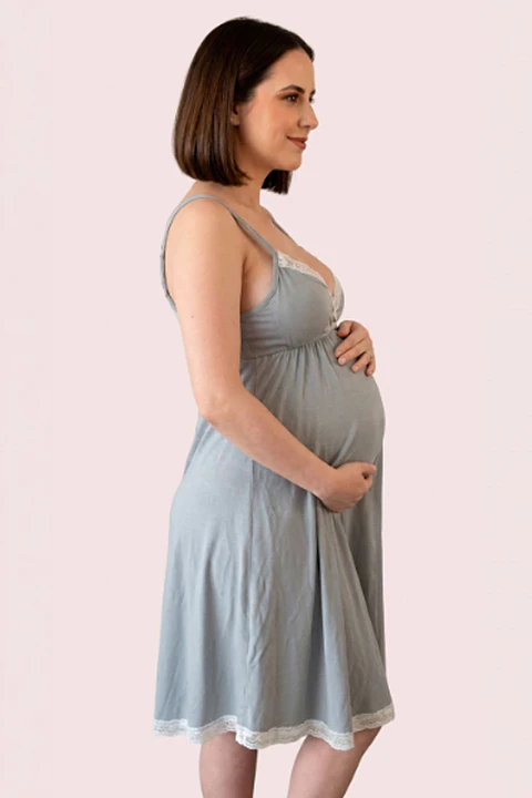 Camisón Victoria MangaCero: Libertad & Confort Evolutivo (Gris)