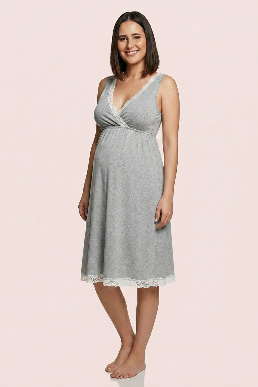 Camisón Victoria MangaCero: Libertad & Confort Evolutivo (Gris) 6