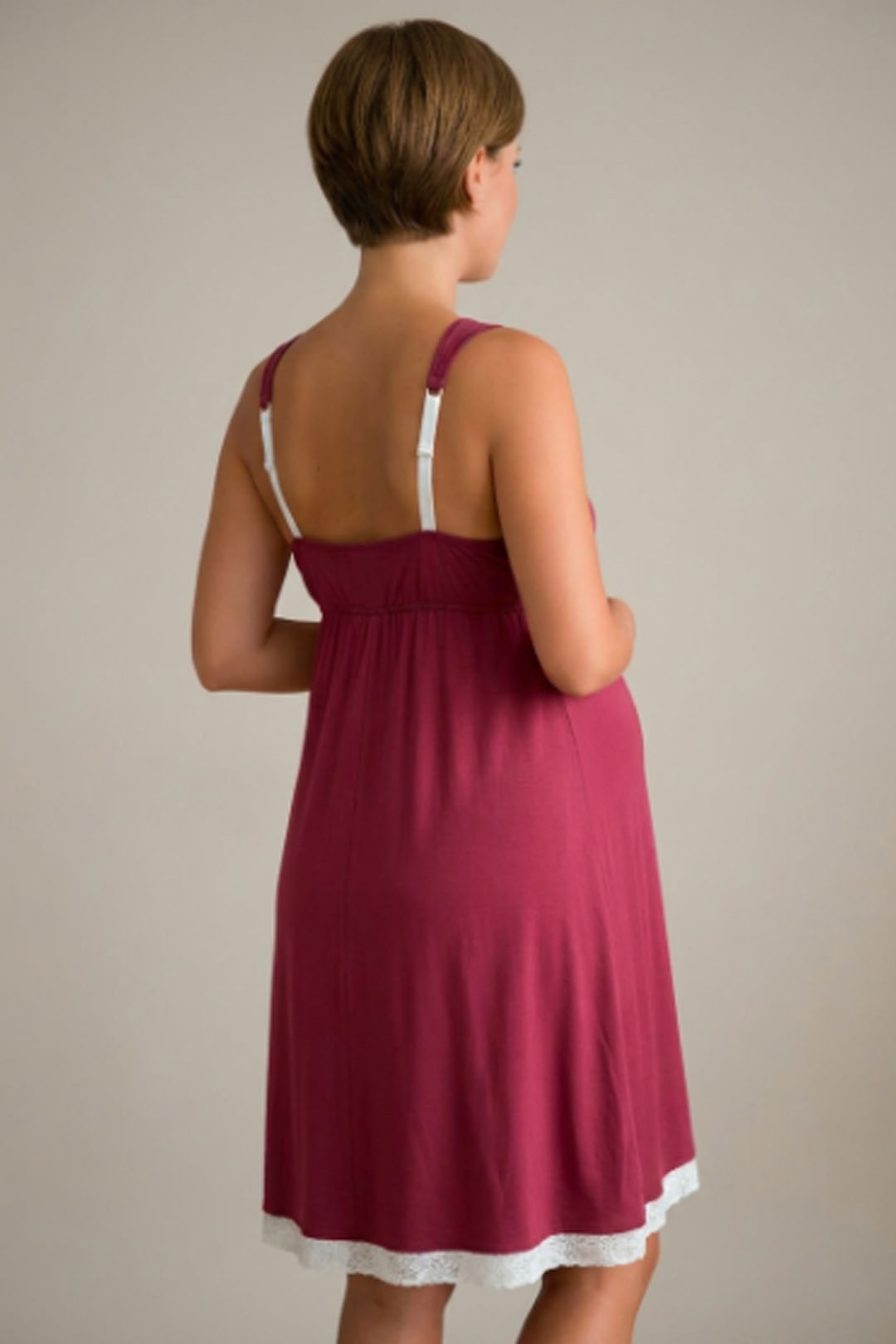 Camisón Victoria MangaCero: Libertad & Confort Evolutivo (Guinda) 5