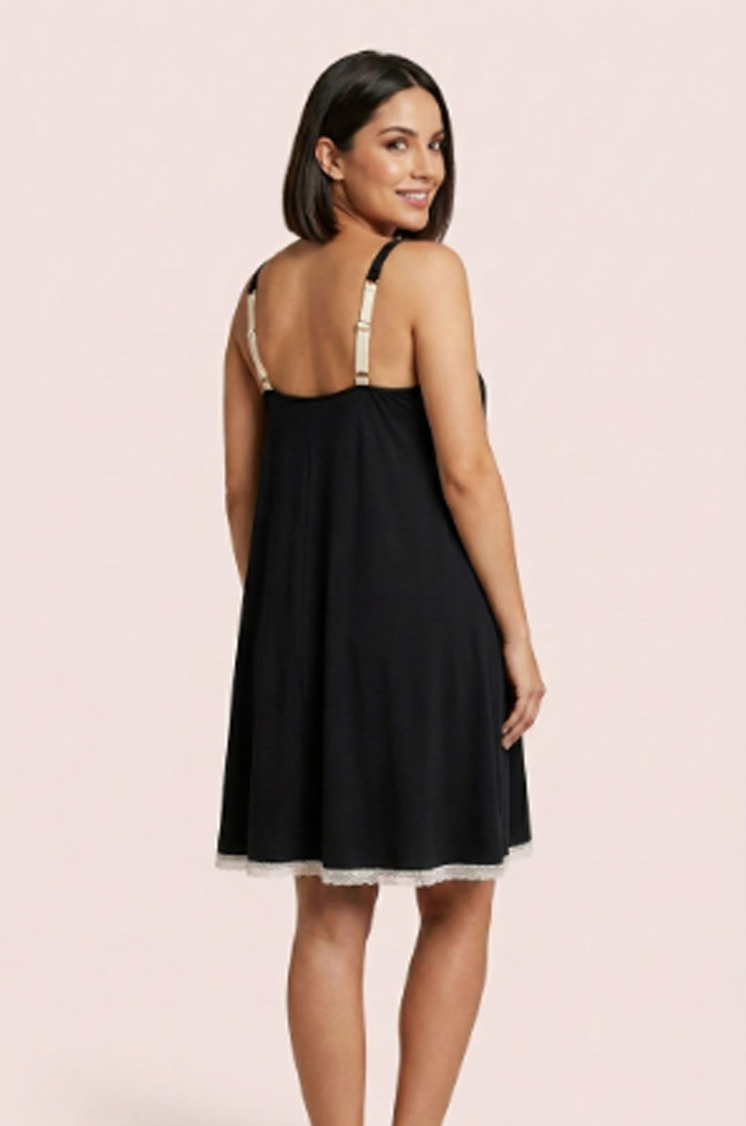 Camisón Victoria MangaCero: Libertad & Confort Evolutivo (Negro) 3