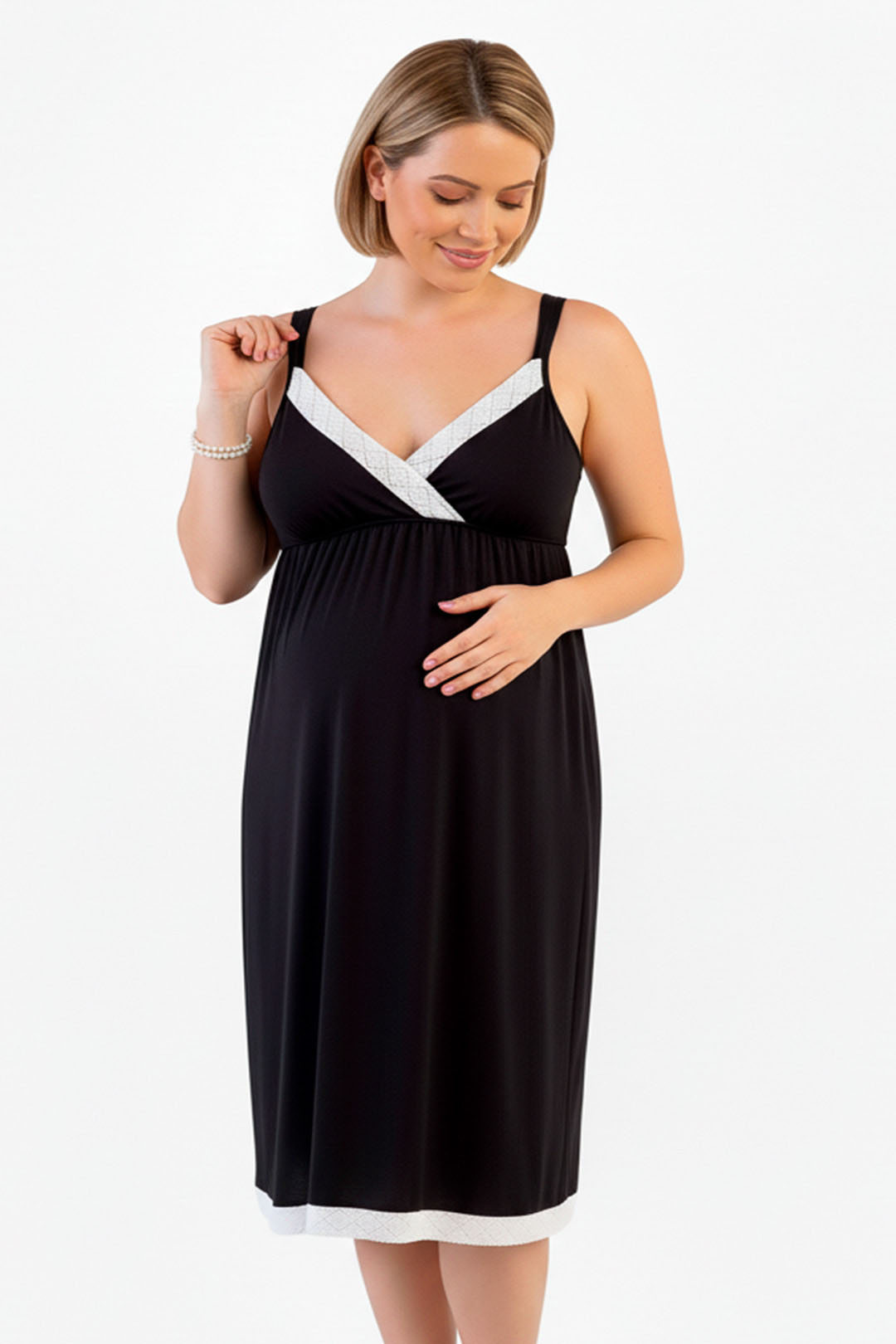 Camisón Victoria MangaCero: Libertad & Confort Evolutivo (Negro) 10
