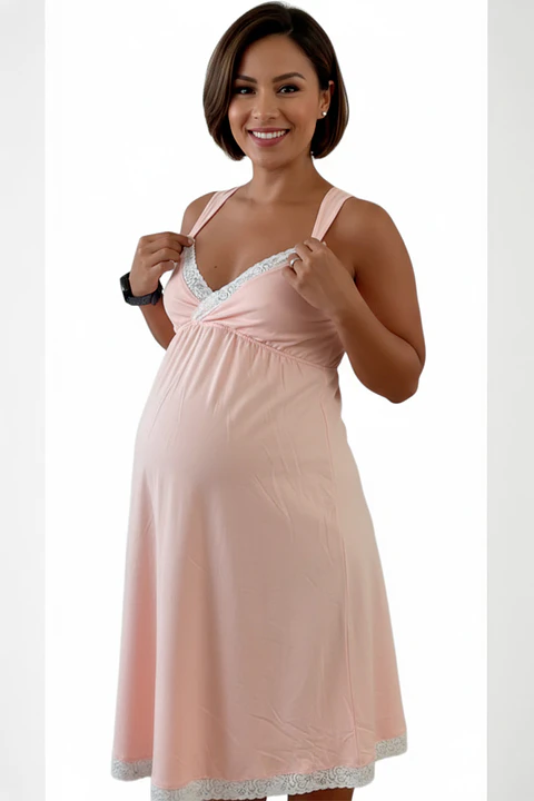 Camisón Victoria MangaCero: Libertad & Confort Evolutivo (Melon)