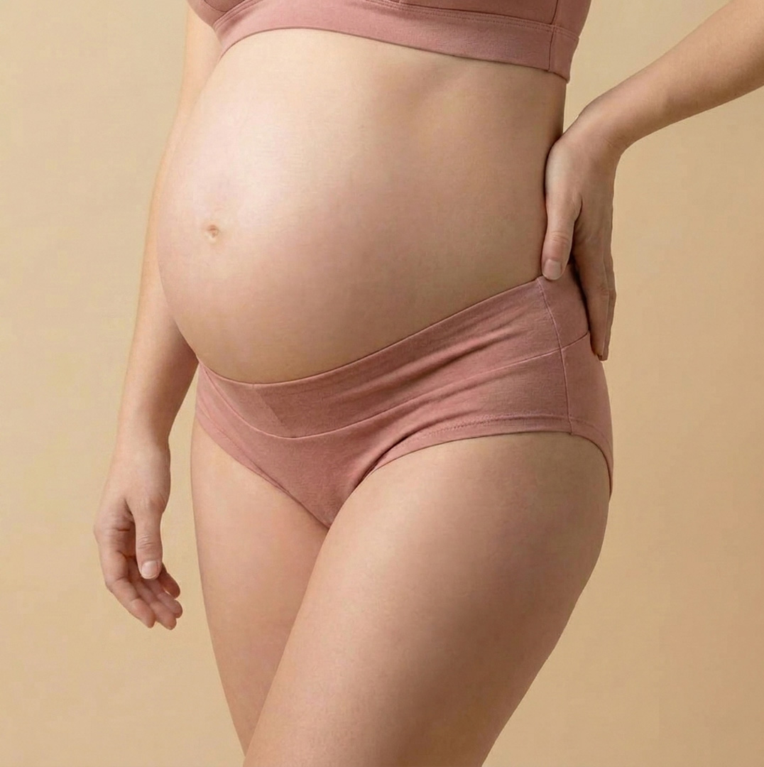 Calzón Maternal Corte Bajo // Sistema V-Support PaloRosa 1
