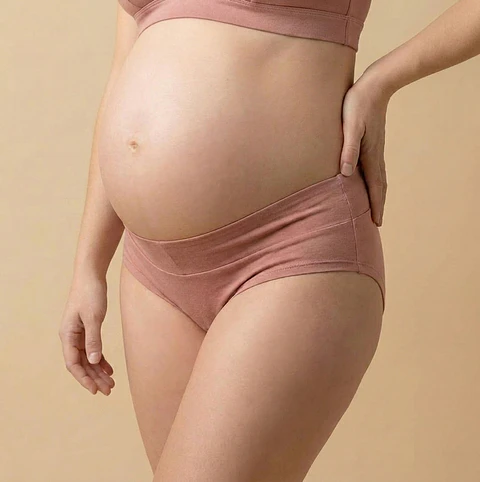 Calzón Maternal Corte Bajo // Sistema V-Support PaloRosa