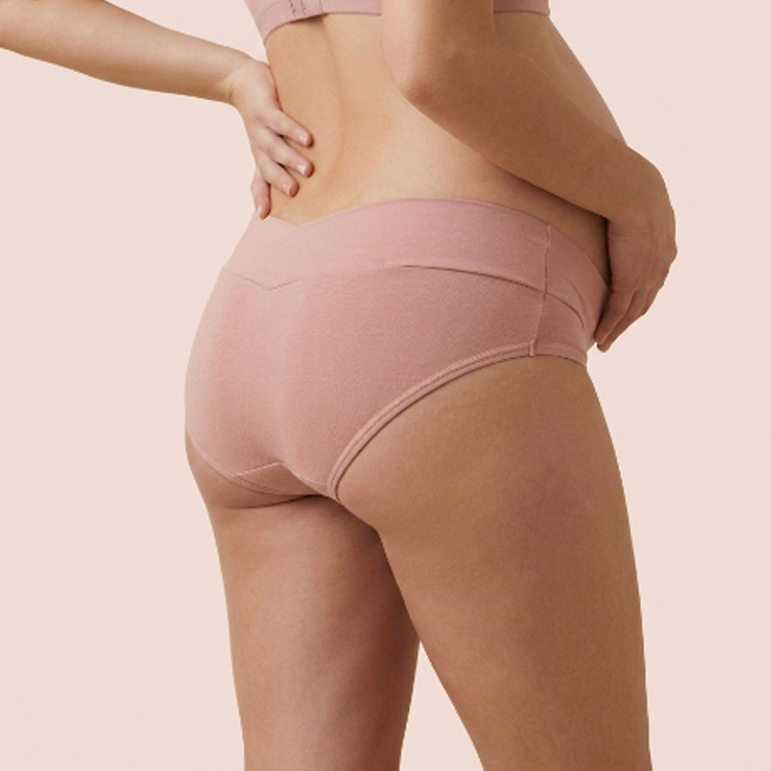 Calzón Maternal Corte Bajo // Sistema V-Support PaloRosa 3