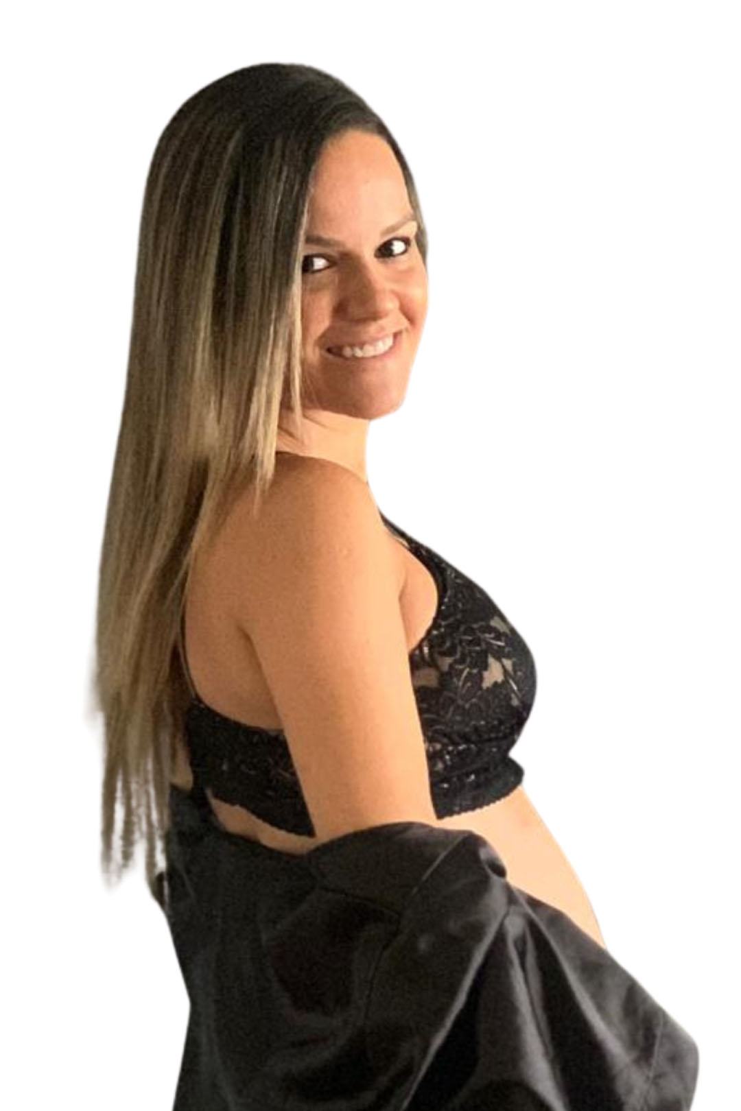 Sostén Maternal Julietta, Broche Lactancia, Encaje, NegroBeige 5
