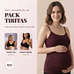Pack Polo Lactancia Tiritas, Sostenes Maternal Julietta y Sostén Top - Miniatura 1