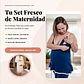 Pack Dormir, Bata, Pijama Maternal Pantalon Polo Tiritas - Miniatura 1
