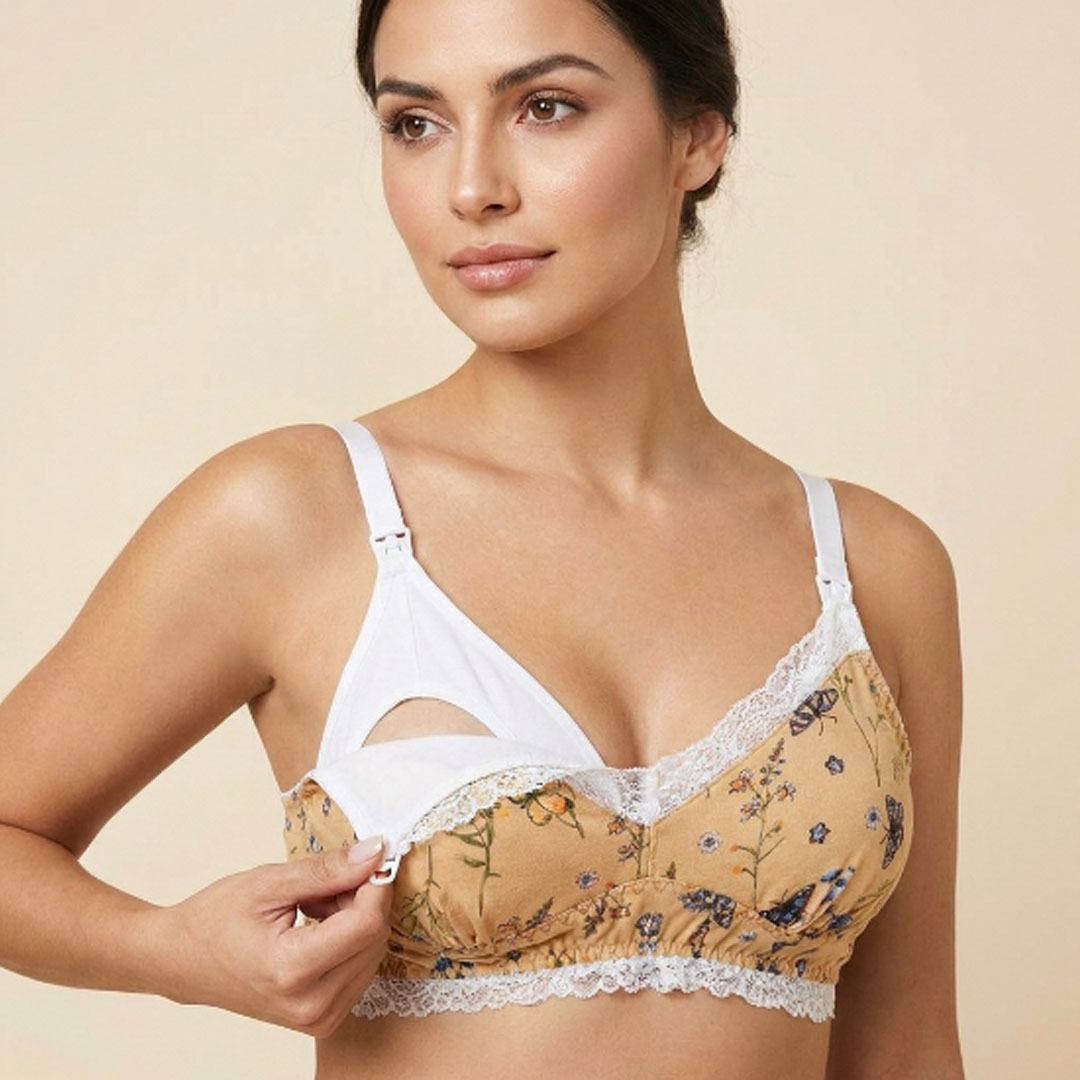 Sostén Maternal Julietta, Broche Lactancia, Encaje 14