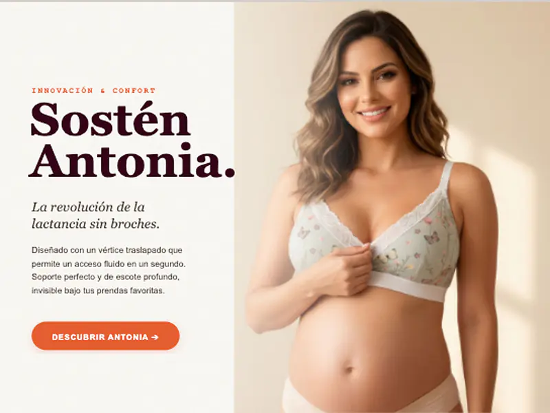 Anatomía del Sostén Antonia: La revolución de la lactancia "Cero Broches"
