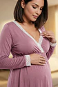 Pijama Maternal Victoria Manga Larga: Confort Térmico & Sistema Dual - Coleccion - Miniatura 3