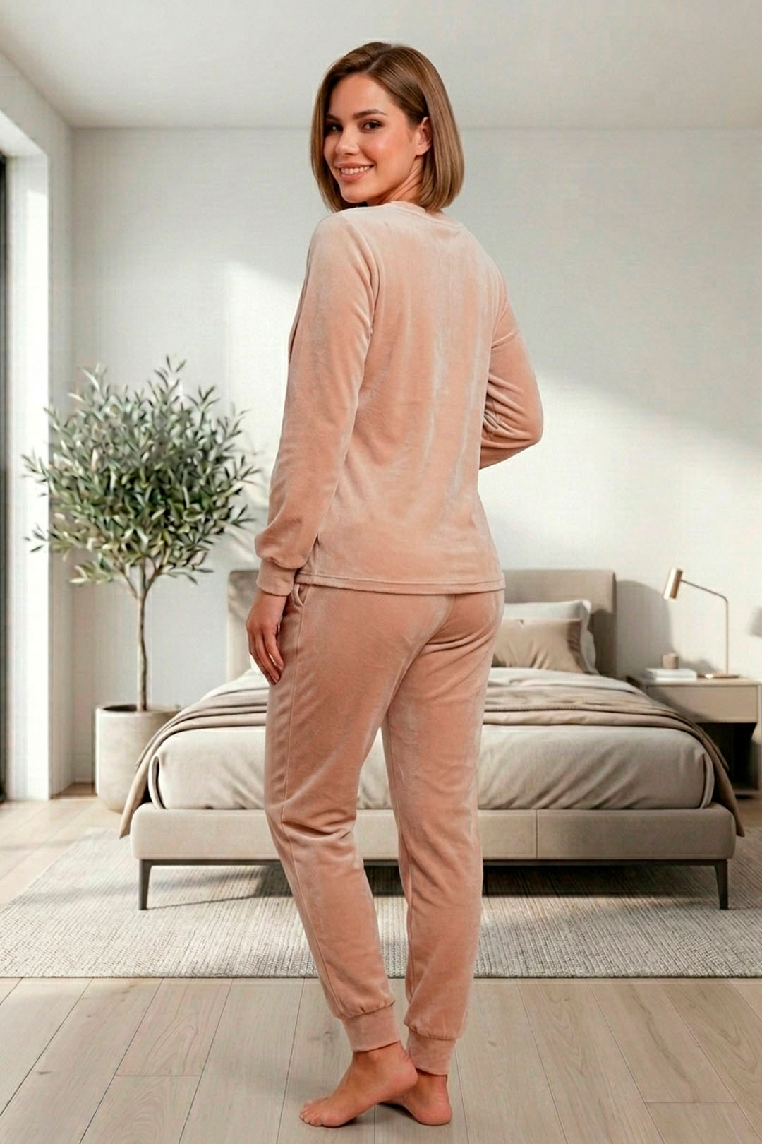 Buzo Maternal Plush Serie Aura (Beige) 4