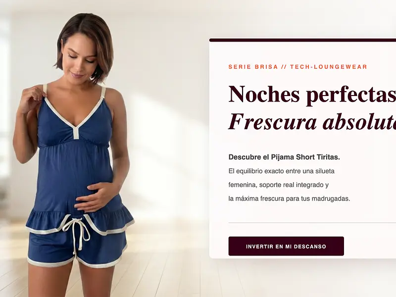 Colección Serie Brisa: Pijama Short Tiritas 2-en-1