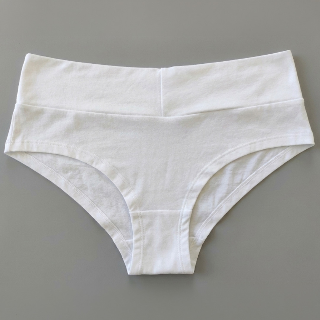 Calzón Maternal Corte Bajo // Sistema V-Support Blanco 11