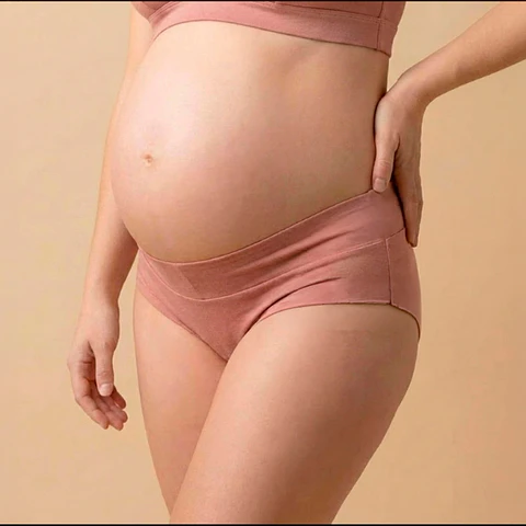 Calzón Maternal Corte Bajo // Sistema V-Support PaloRosa