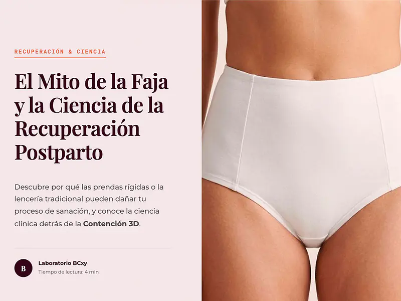 El Mito de la Faja y la Ciencia de la Recuperación Postparto