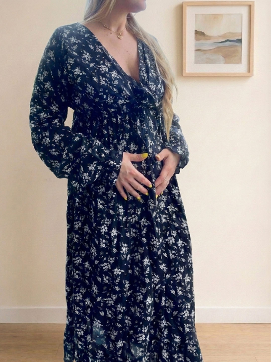 Vestido Maternal Lazo Estructural - Coleccion 4