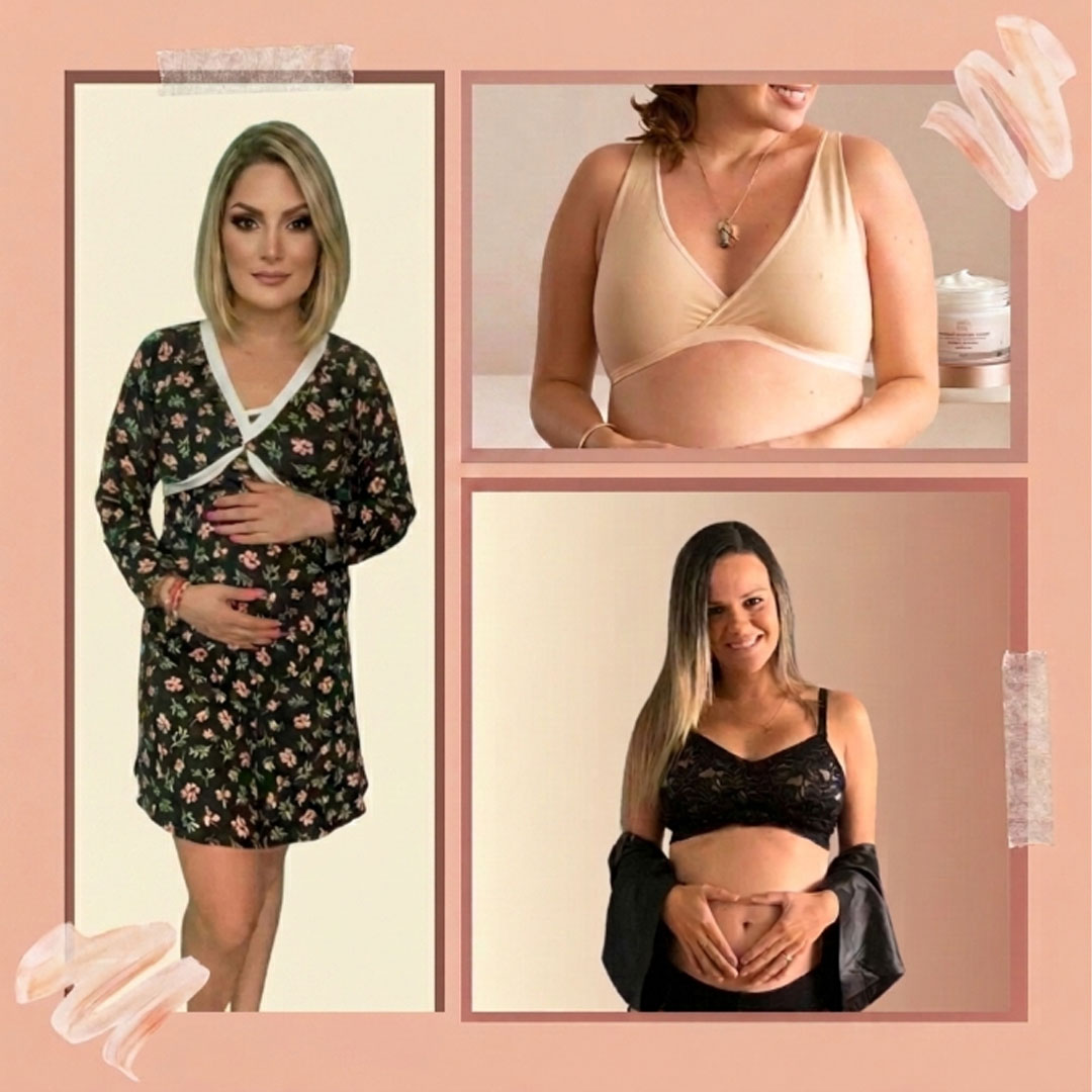 Pack Clínica 3 (Camisón Cruzado MangaLarga, Sostén Julieta y Top) 11