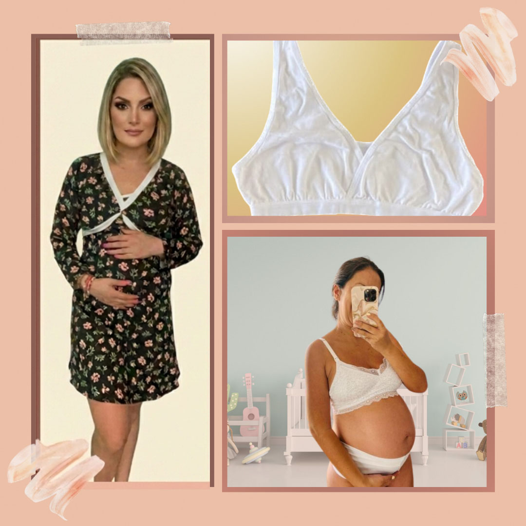 Pack Clínica 3 (Camisón Cruzado MangaLarga, Sostén Julieta y Top) 12