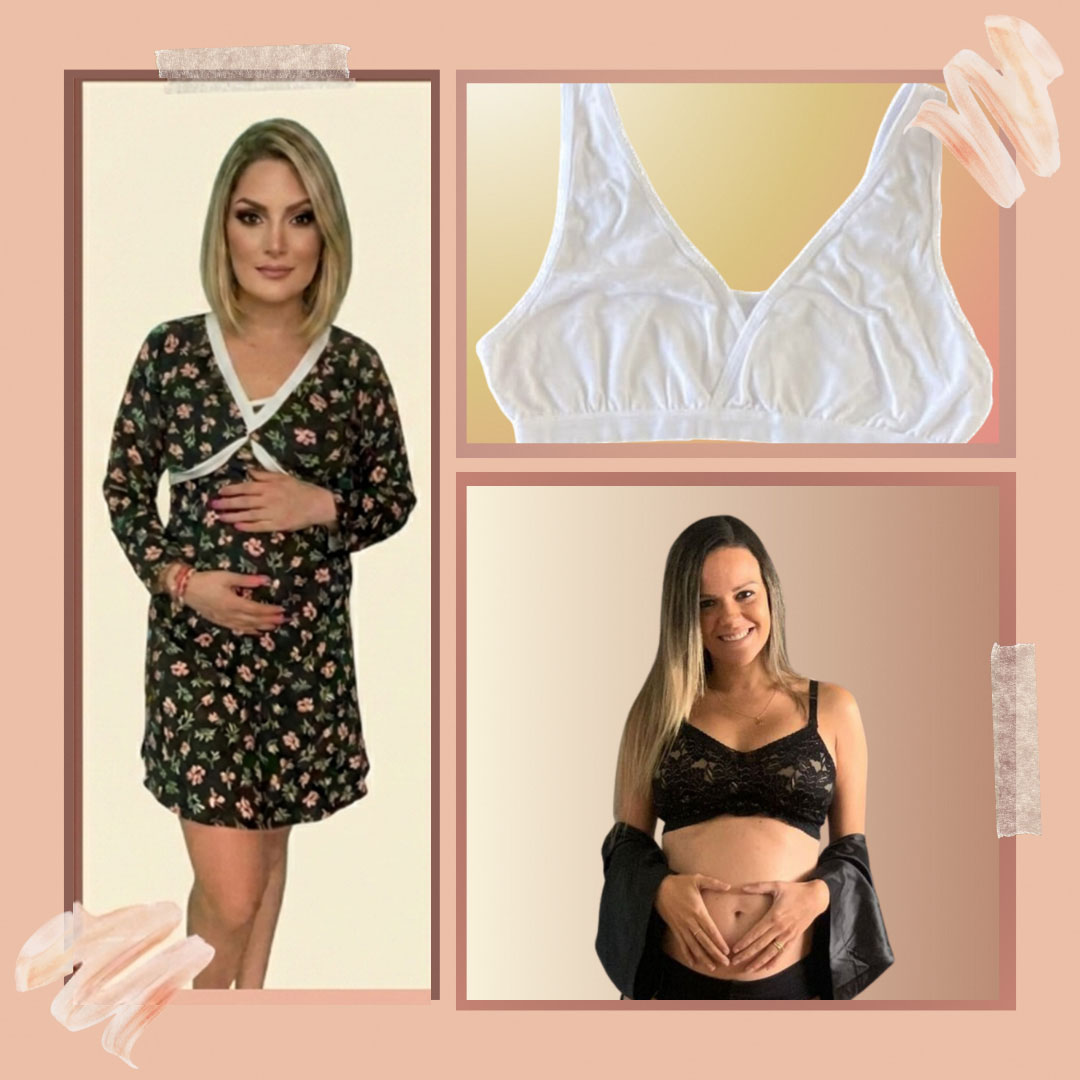 Pack Clínica 3 (Camisón Cruzado MangaLarga, Sostén Julieta y Top) 16