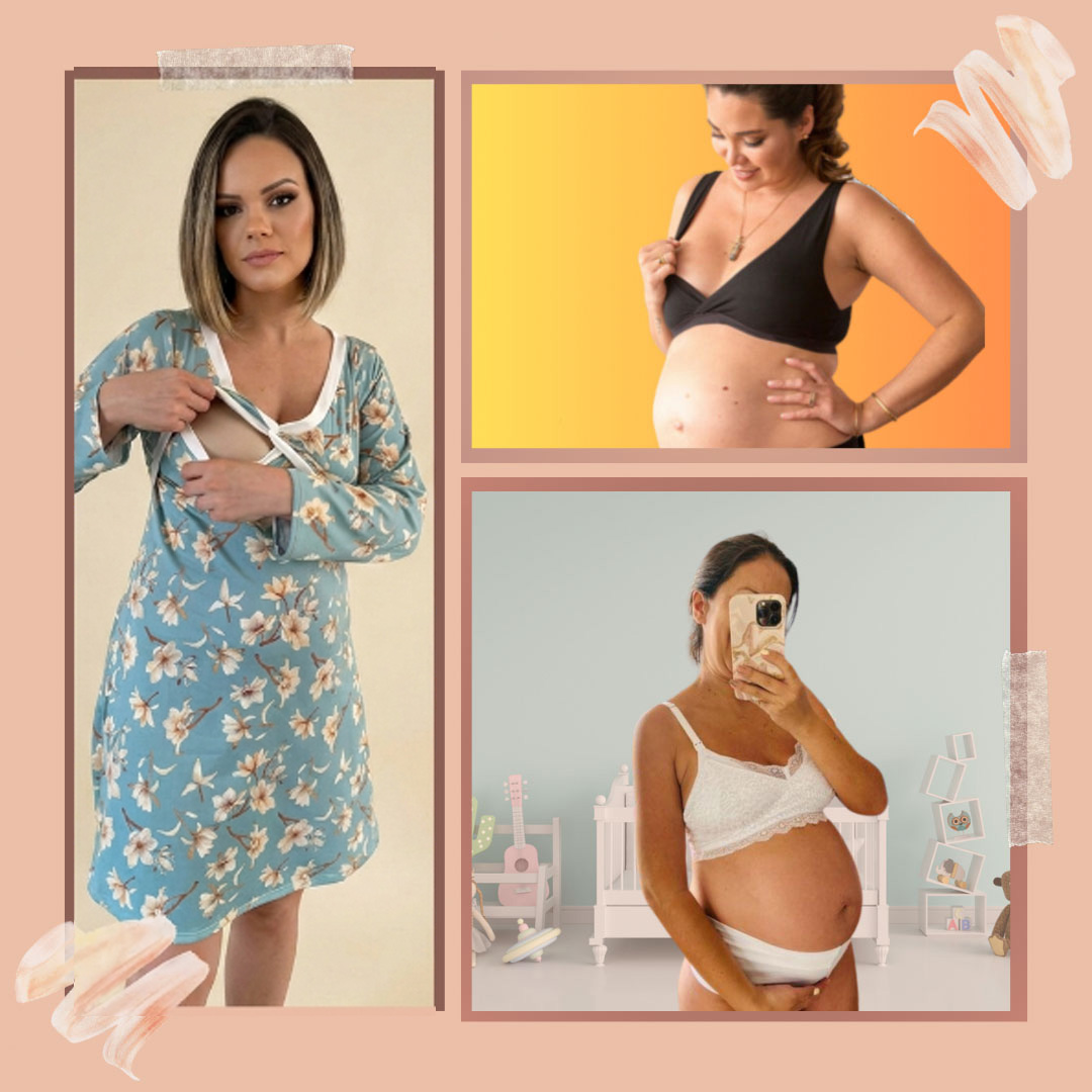 Pack Clínica 3 (Camisón Cruzado MangaLarga, Sostén Julieta y Top) 19