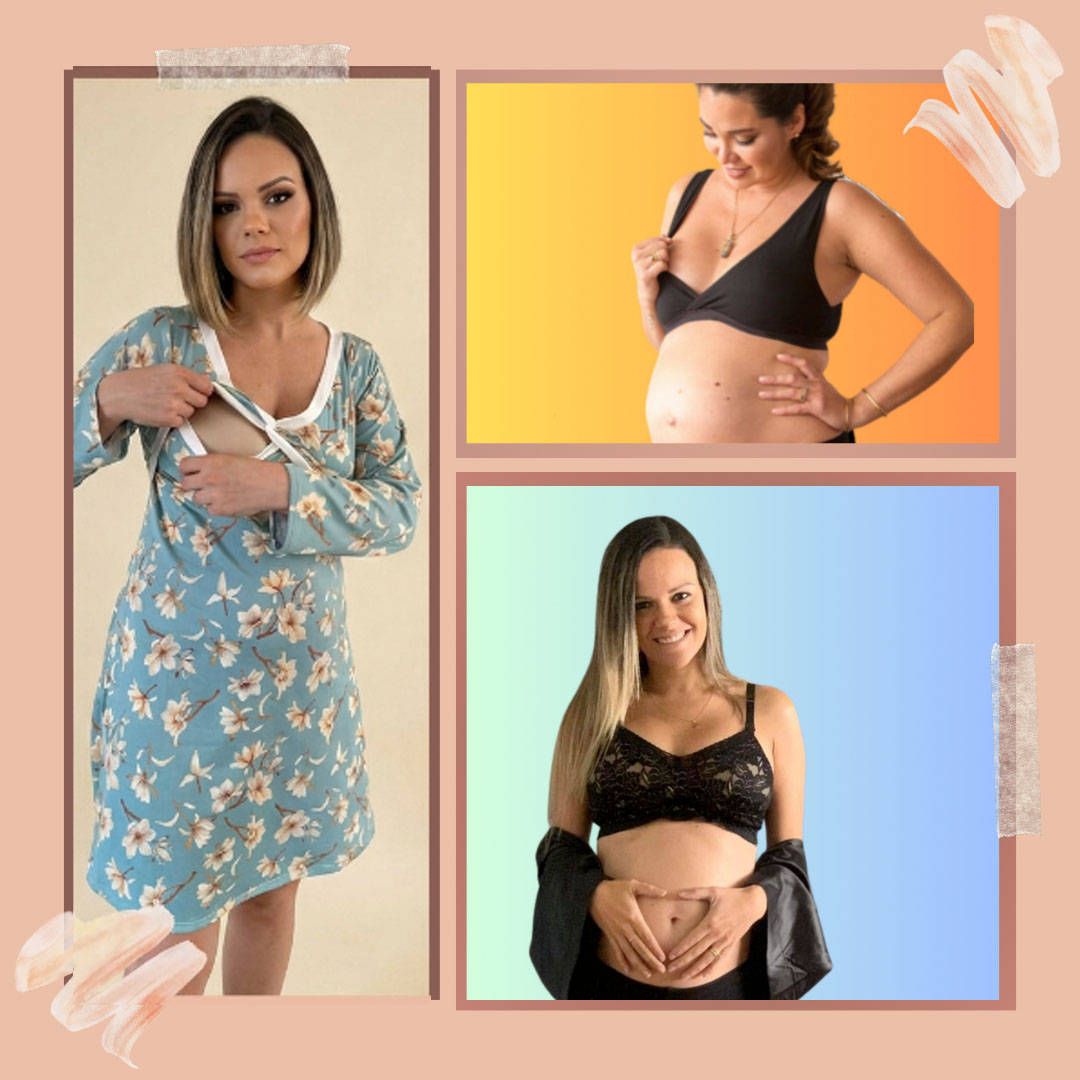 Pack Clínica 3 (Camisón Cruzado MangaLarga, Sostén Julieta y Top) 21