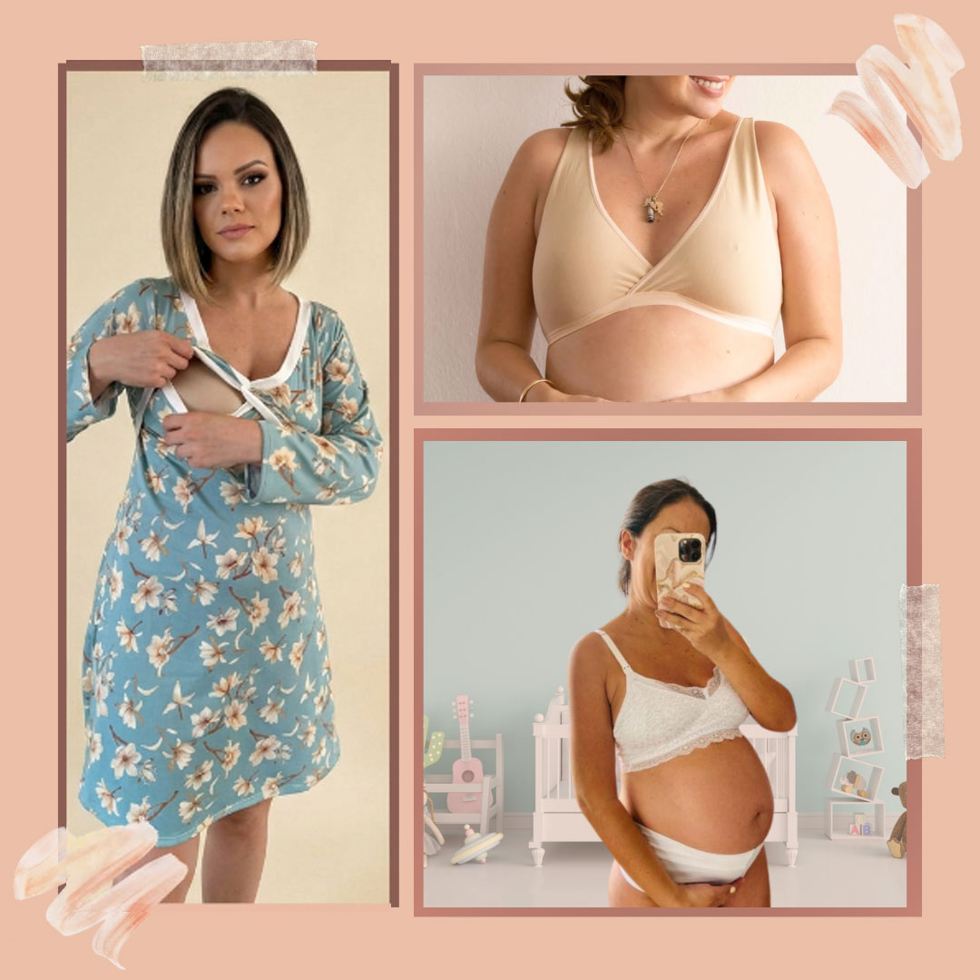 Pack Clínica 3 (Camisón Cruzado MangaLarga, Sostén Julieta y Top) 22