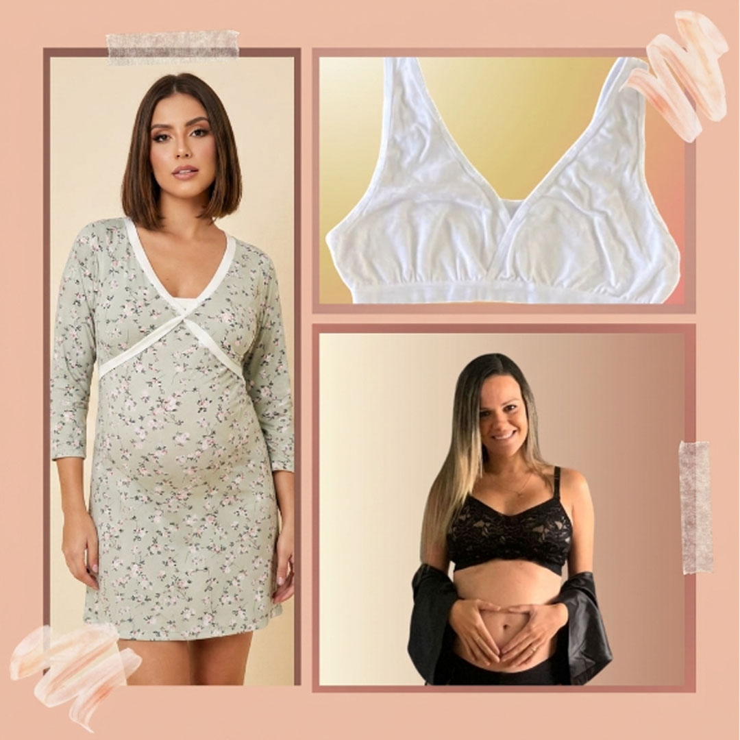 Pack Clínica 3 (Camisón Cruzado MangaLarga, Sostén Julieta y Top) 23