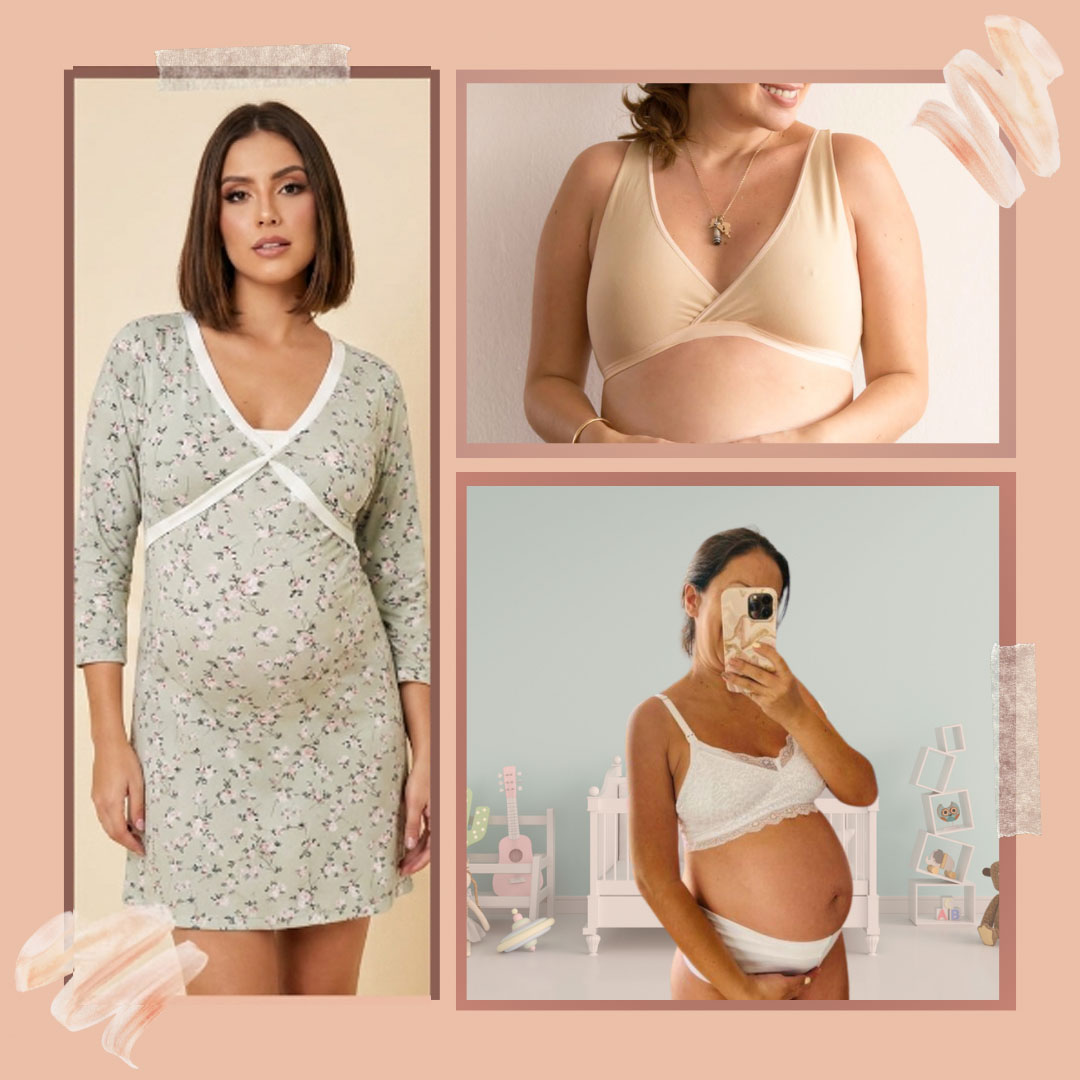 Pack Clínica 3 (Camisón Cruzado MangaLarga, Sostén Julieta y Top) 24