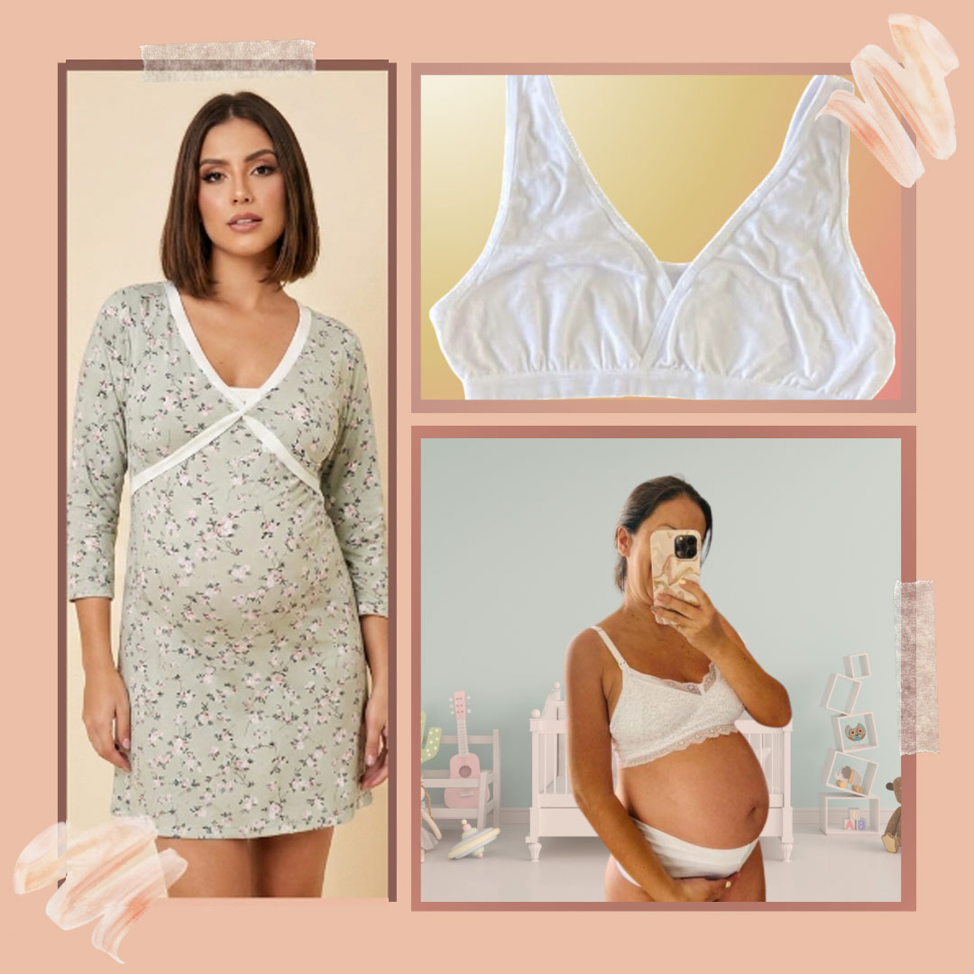 Pack Clínica 3 (Camisón Cruzado MangaLarga, Sostén Julieta y Top) 25