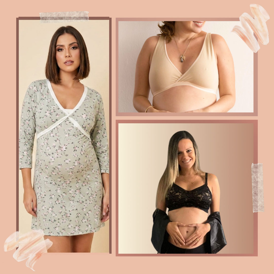 Pack Clínica 3 (Camisón Cruzado MangaLarga, Sostén Julieta y Top) 26