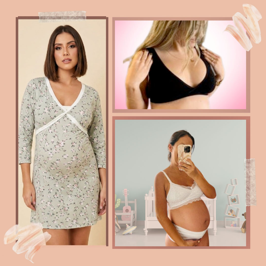 Pack Clínica 3 (Camisón Cruzado MangaLarga, Sostén Julieta y Top) 27