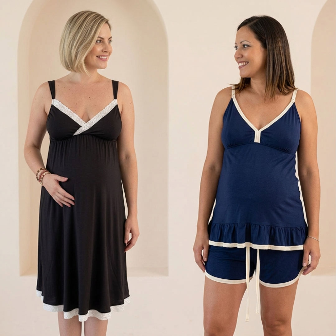 Pack Dualidad: Descanso Esencial & Soporte Real (Camisón & Pijama Tiritas) 22
