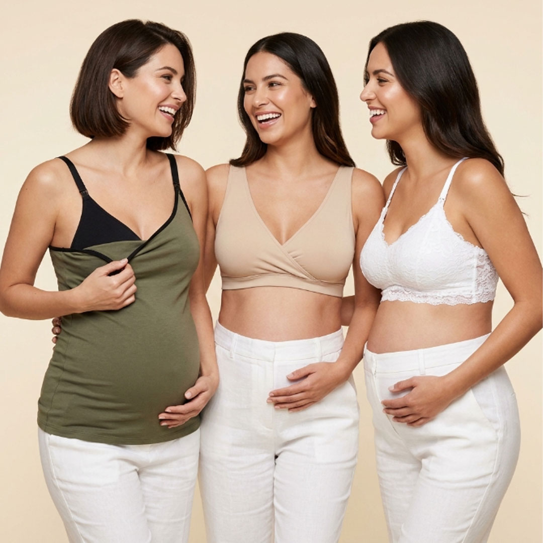 Pack Polo Lactancia Tiritas, Sostenes Maternal Julietta y Sostén Top 21