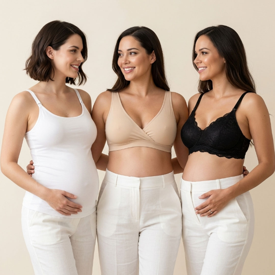 Pack Polo Lactancia Tiritas, Sostenes Maternal Julietta y Sostén Top 37