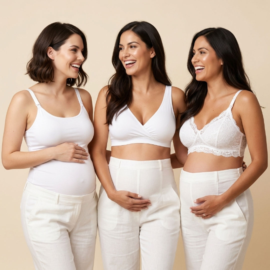 Pack Polo Lactancia Tiritas, Sostenes Maternal Julietta y Sostén Top 38