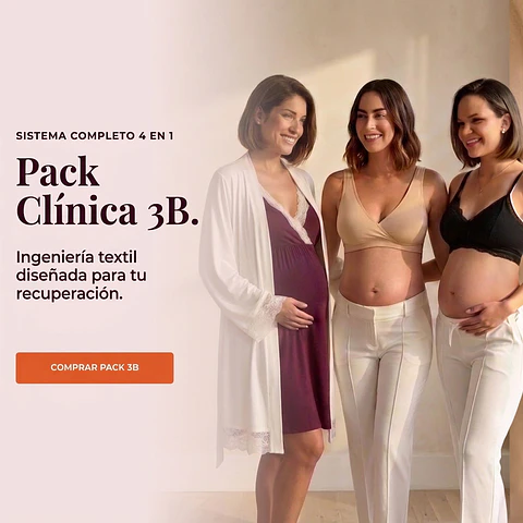 Pack Clinica 3B (Bata, Camisón Victoria, Sostén Julieta y Top)