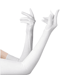 Guantes largos blanco