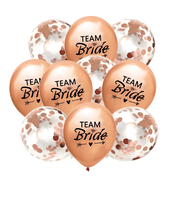 Globos team bride pack confetti