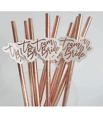 Bombillas Team Bride