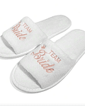 Pantuflas Team Bride bordado 