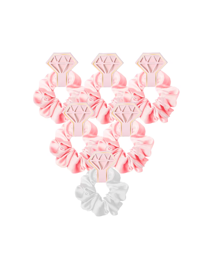 Pack colets satin novia y team