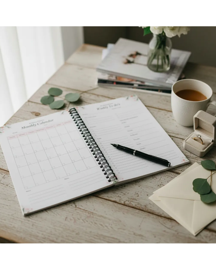 Agenda planificadora de matrimonio