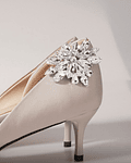 Clip de flores para zapatos novia