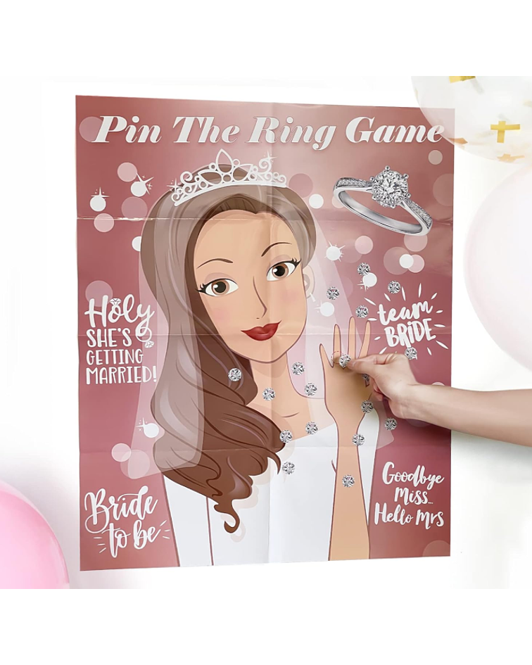 Juego "Ponle el anillo a la novia"