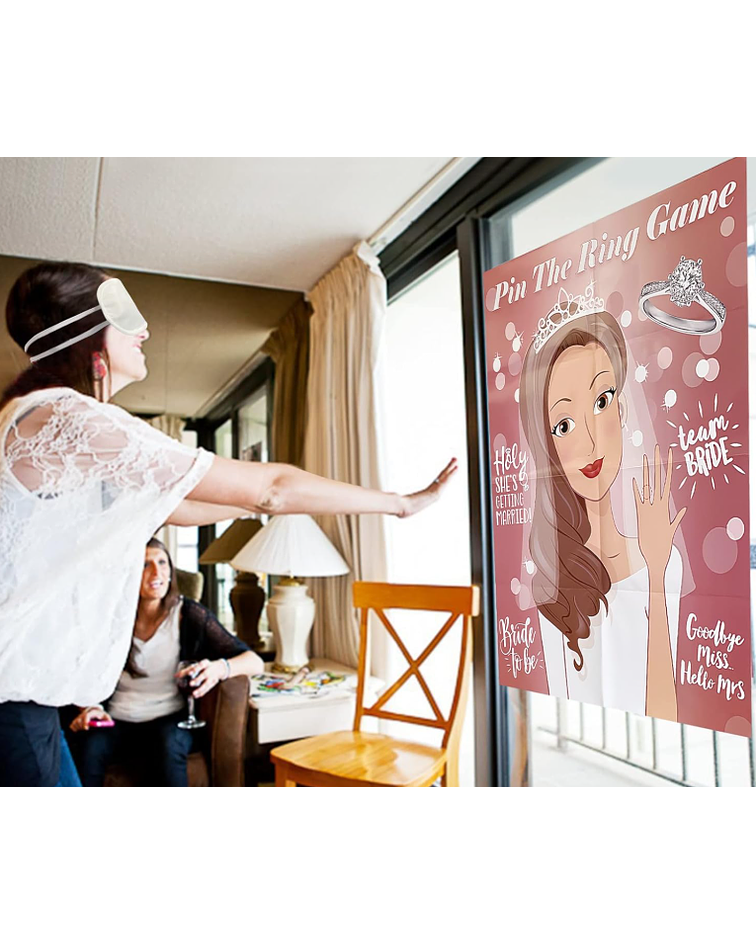 Juego "Ponle el anillo a la novia"