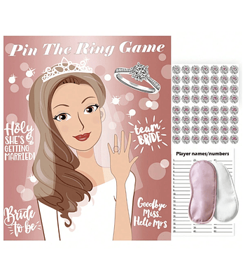 Juego "Ponle el anillo a la novia"