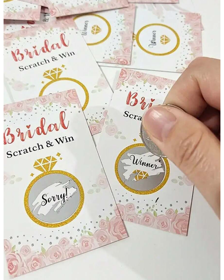 Juego raspe anillo compromiso