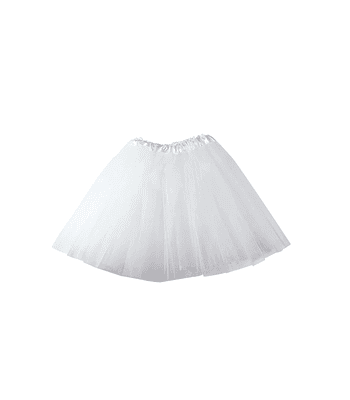 Falda tutu blanca