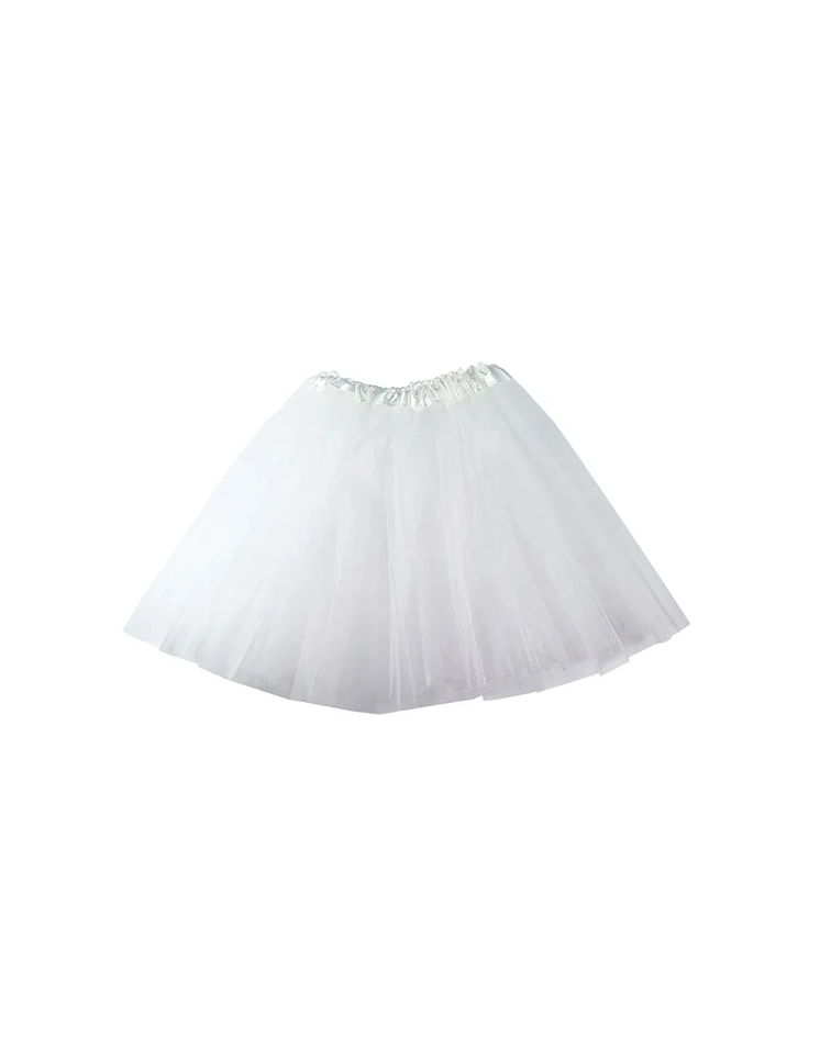 Falda tutu blanca